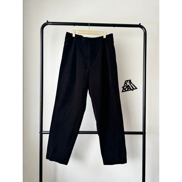 Kenzo Homme Corduroy Wide Pants Black 54